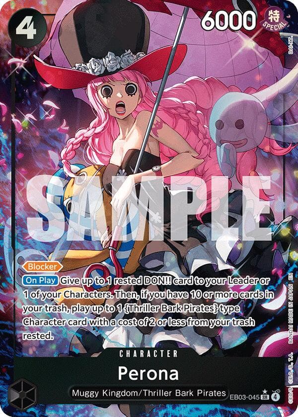 Perona (045) (Alternate Art) — Extra Booster: One Piece Heroines Edition card