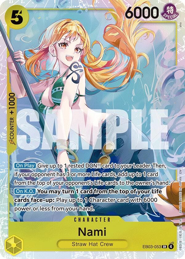 Nami (053) — Extra Booster: One Piece Heroines Edition card