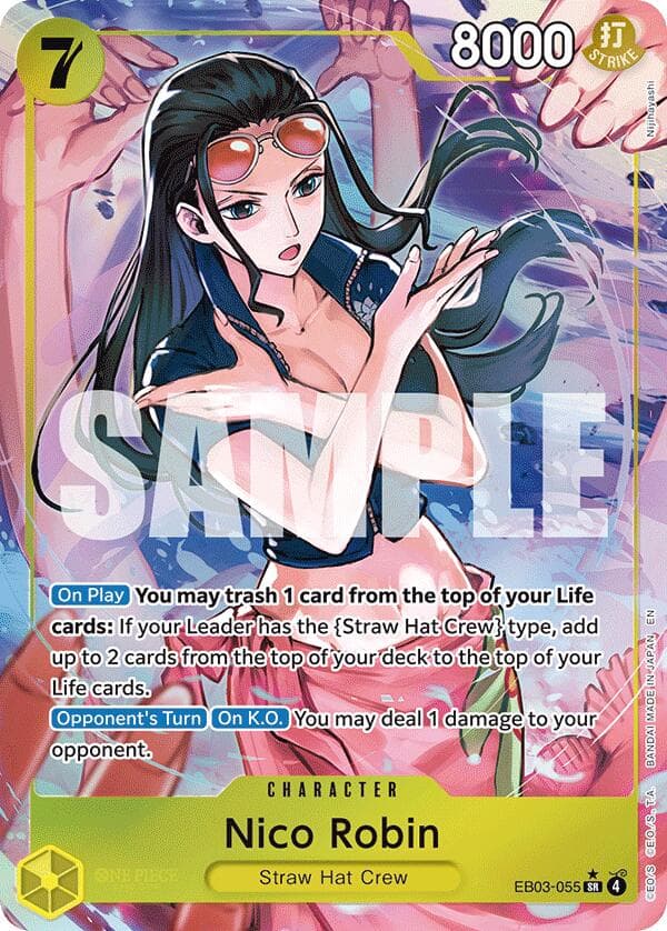 Nico Robin (055) (Alternate Art) — Extra Booster: One Piece Heroines Edition card