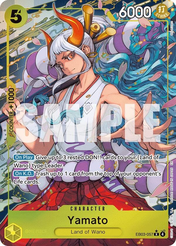 Yamato (Alternate Art) — Extra Booster: One Piece Heroines Edition card