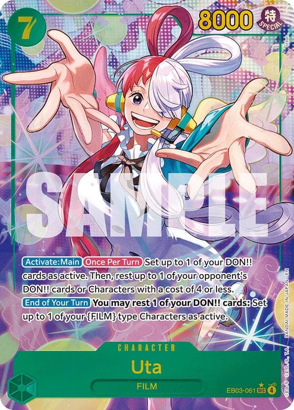 Uta (061) (Alternate Art) — Extra Booster: One Piece Heroines Edition card