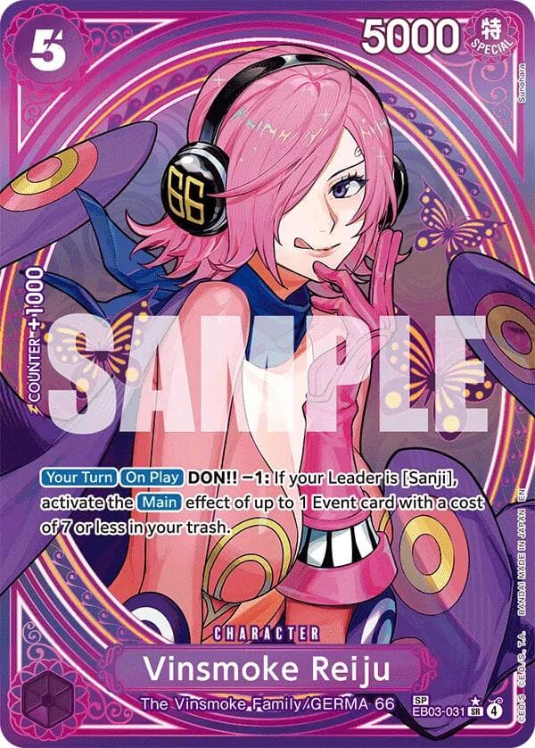 Vinsmoke Reiju (SP) — Extra Booster: One Piece Heroines Edition card