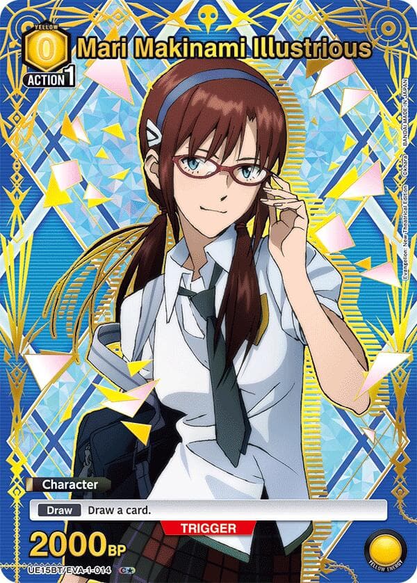 Mari Makinami Illustrious (014) (C*) — UE15BT: Evangelion: New Theatrical Edition card