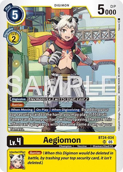 Aegiomon — Time Stranger card