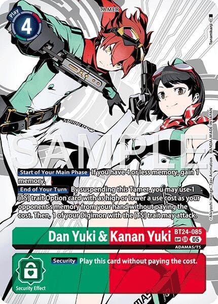 Dan Yuki & Kanan Yuki (SP) — Time Stranger card