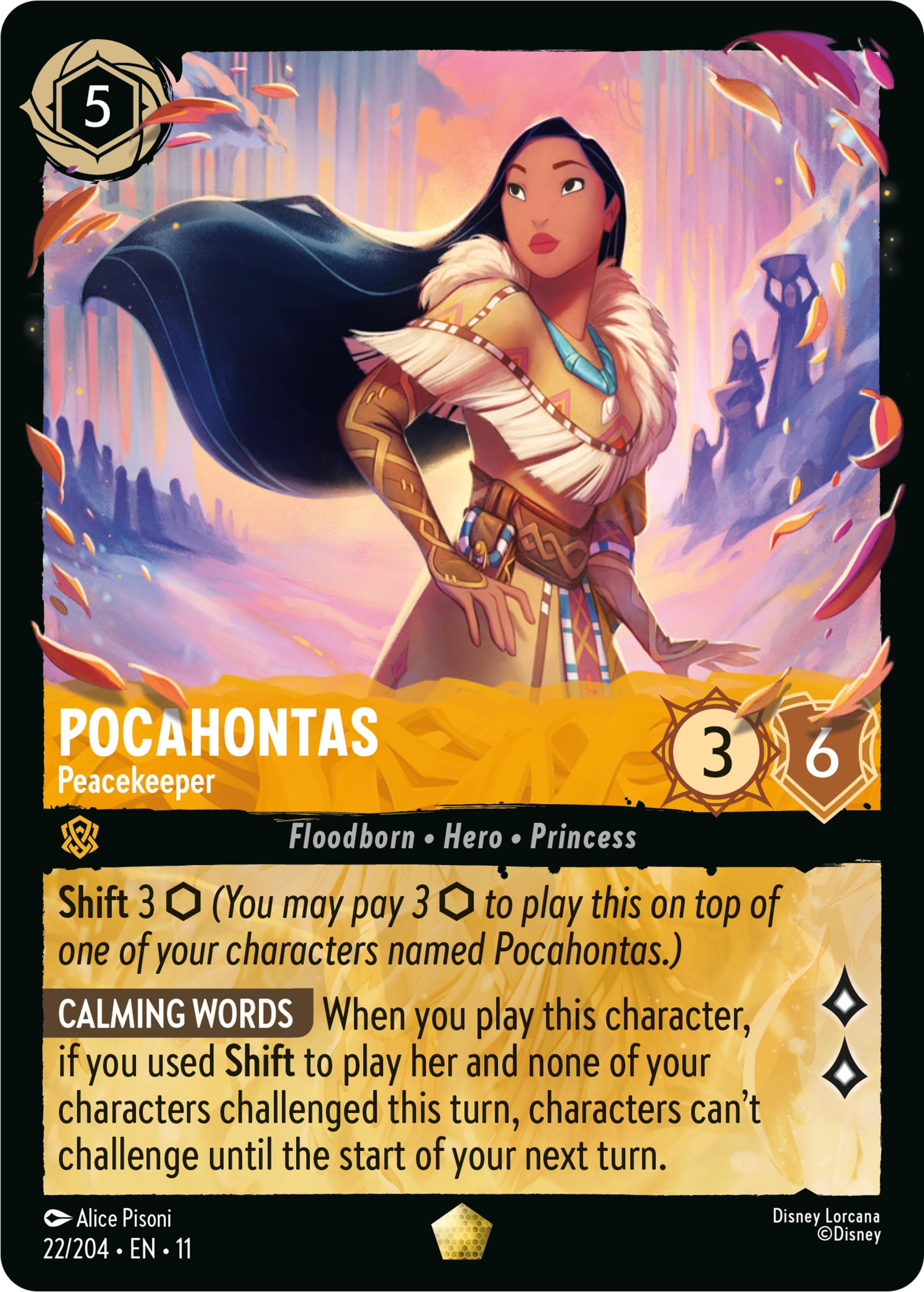 Pocahontas - Peacekeeper — Winterspell card