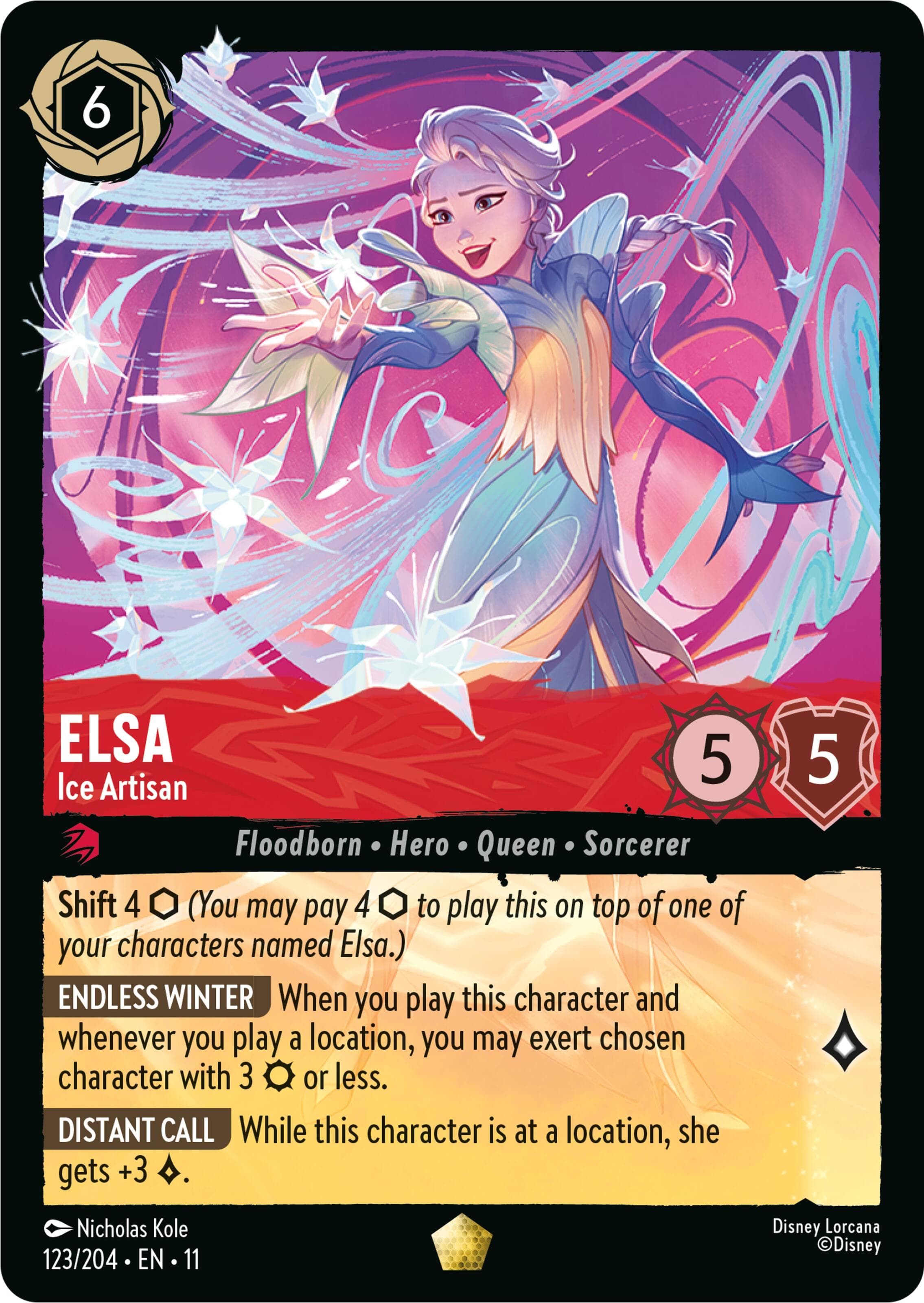 Elsa - Ice Artisan — Winterspell card