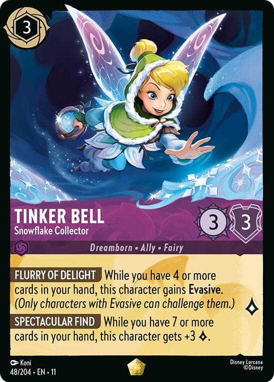 Tinker Bell - Snowflake Collector — Winterspell card