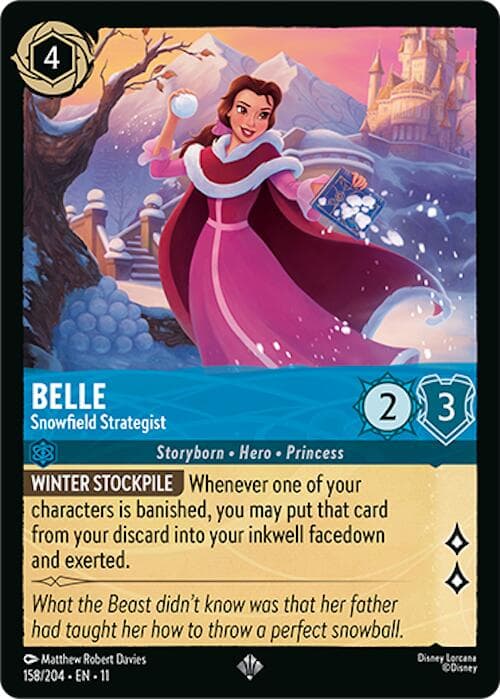 Belle - Snowfield Strategist — Winterspell card