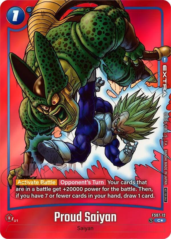 Proud Saiyan (Limited Pack MANGA Version 02) — Tournament and Championship Promos card