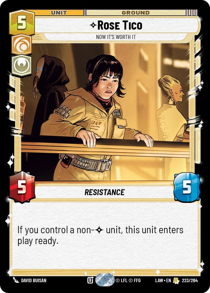 Rose Tico - Now It's Worth It — A Lawless Time card