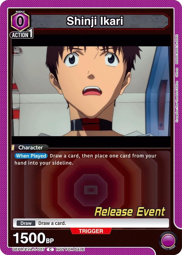 Shinji Ikari (027) — UE15BT: Evangelion: New Theatrical Edition Release Event Cards card