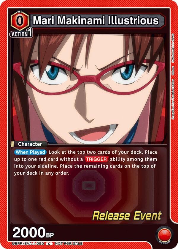 Mari Makinami Illustrious (090) — UE15BT: Evangelion: New Theatrical Edition Release Event Cards card
