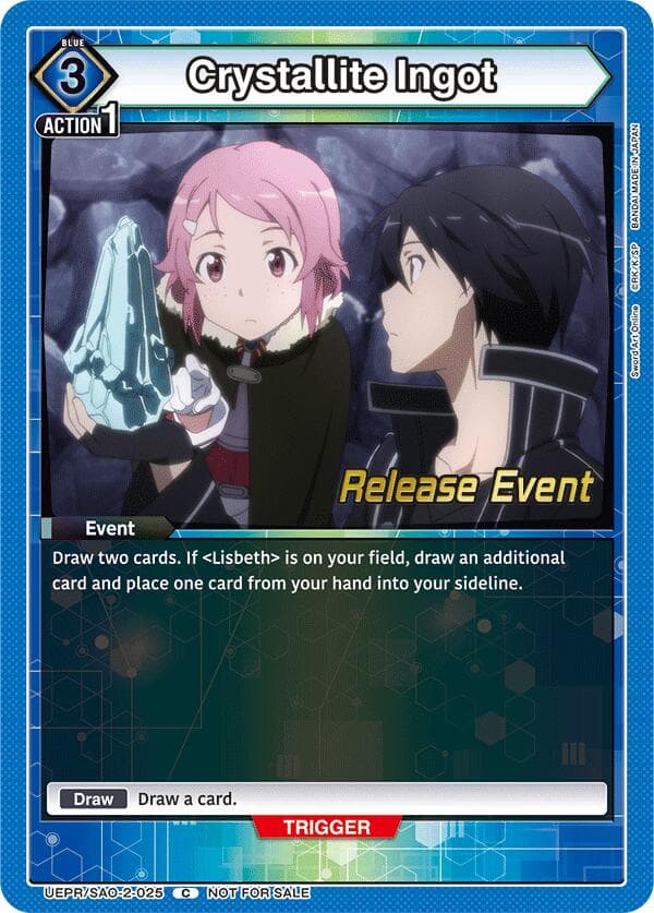 Crystallite Ingot — UEX06BT: Sword Art Online Vol.2 Release Event Cards card
