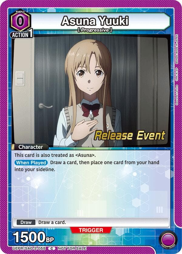 Asuna Yuuki — UEX06BT: Sword Art Online Vol.2 Release Event Cards card