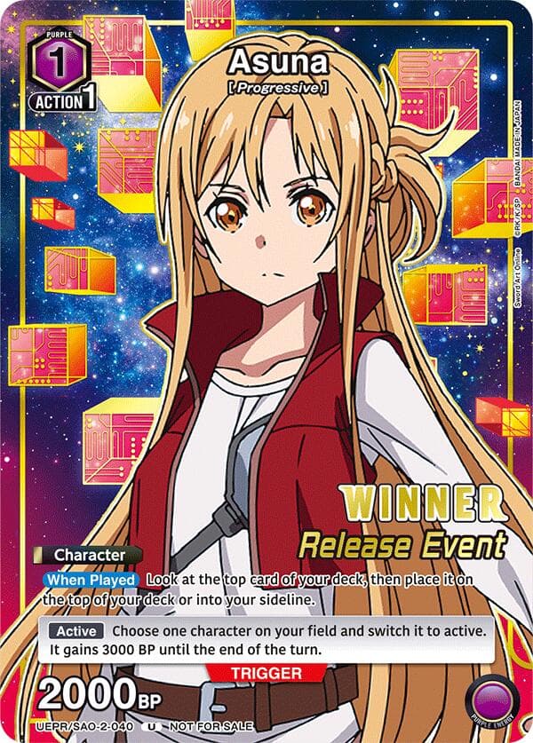Asuna (Release Event Winner) — UEX06BT: Sword Art Online Vol.2 Release Event Cards card