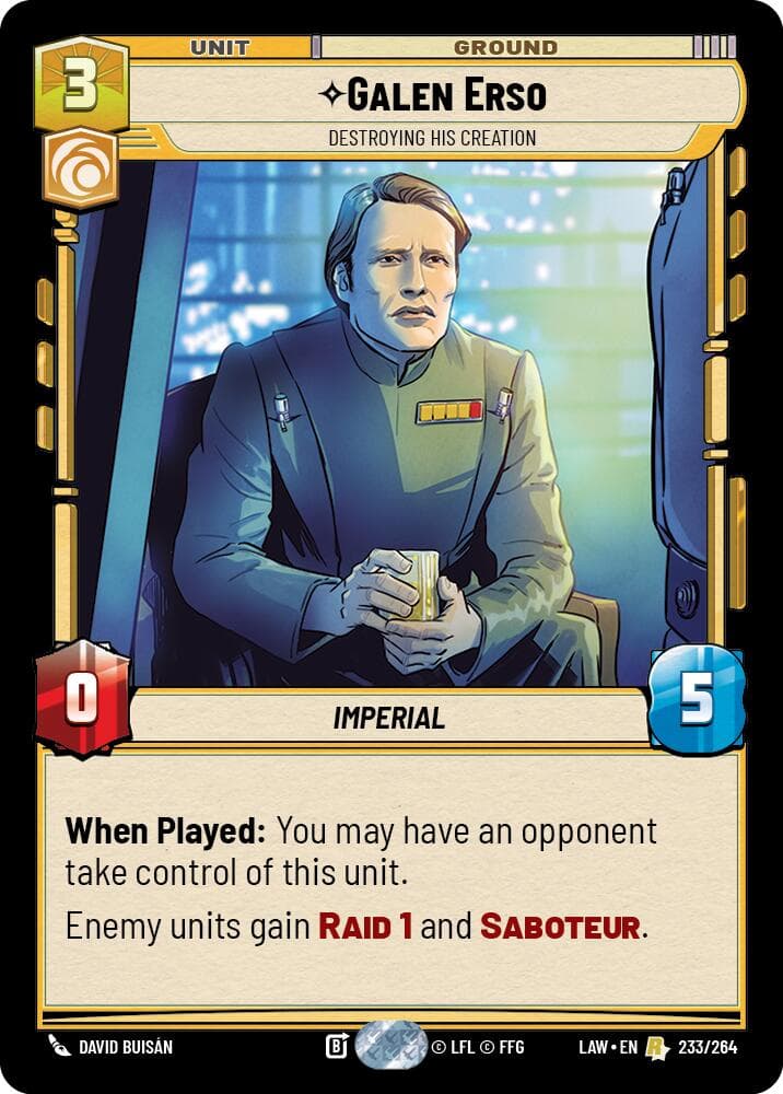 Galen Erso - Destroying His Creation — A Lawless Time card