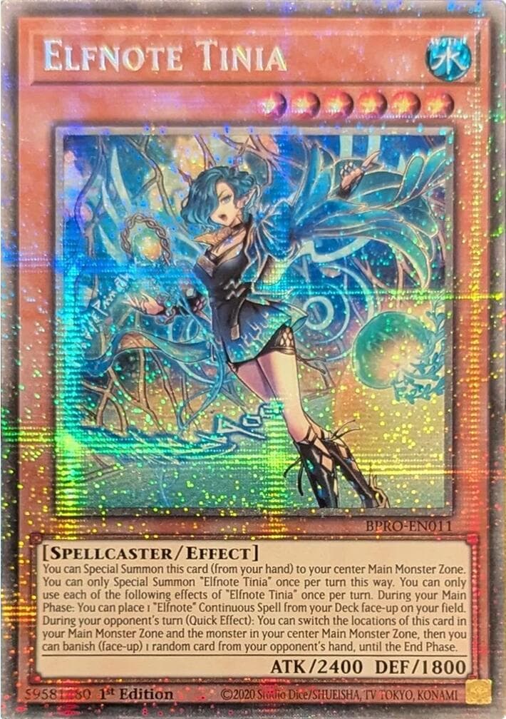 Elfnote Tinia (Starlight Rare) — Burst Protocol card