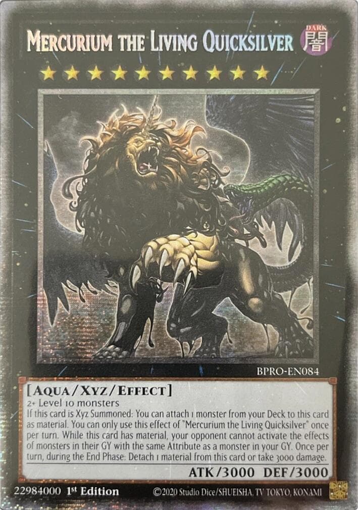 Mercurium the Living Quicksilver (Starlight Rare) — Burst Protocol card