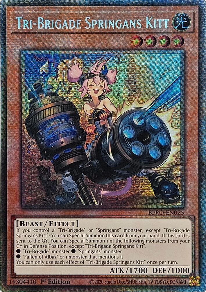 Tri-Brigade Springans Kitt (Starlight Rare) — Burst Protocol card