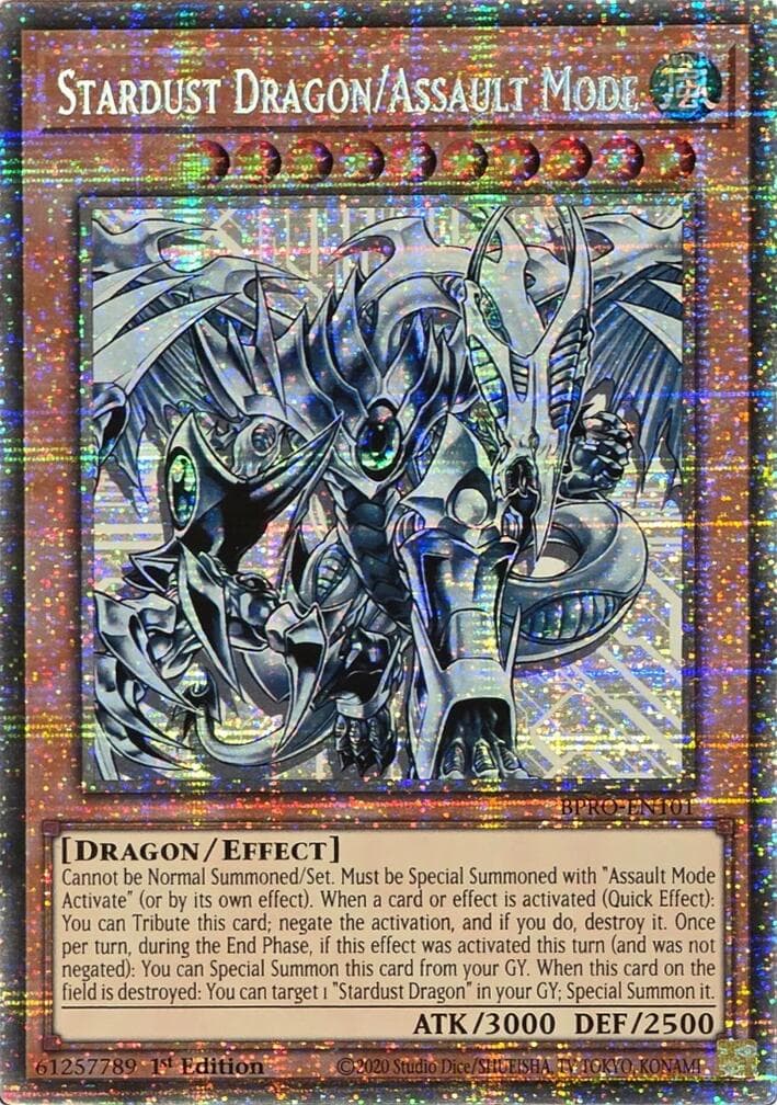Stardust Dragon/Assault Mode (Starlight Rare) — Burst Protocol card