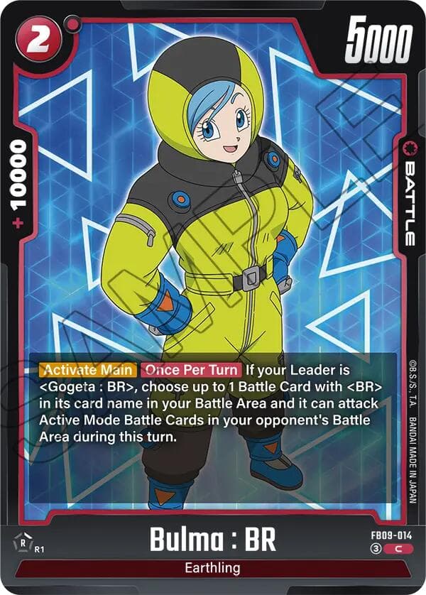 Bulma : BR — Dual Evolution card