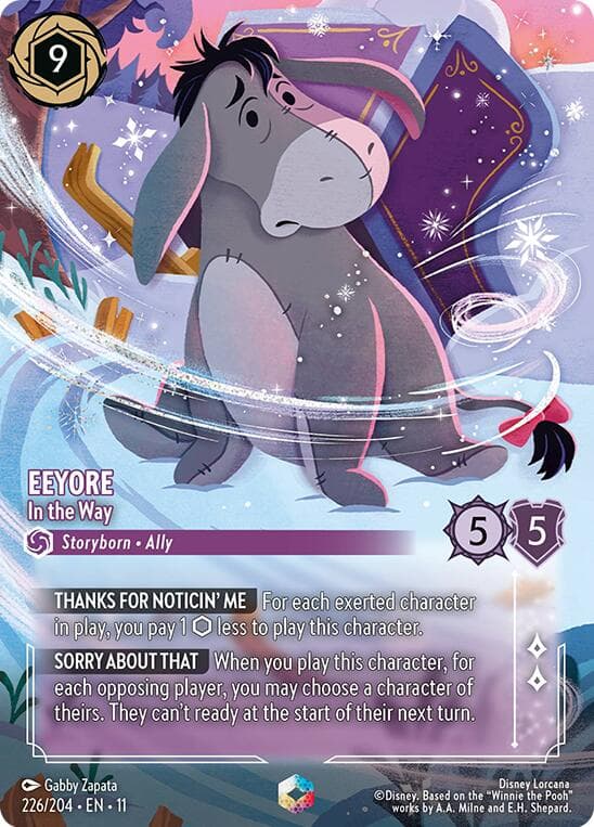 Eeyore - In the Way (Enchanted) — Winterspell card