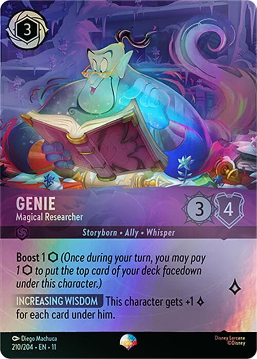 Genie - Magical Researcher (Epic) — Winterspell card