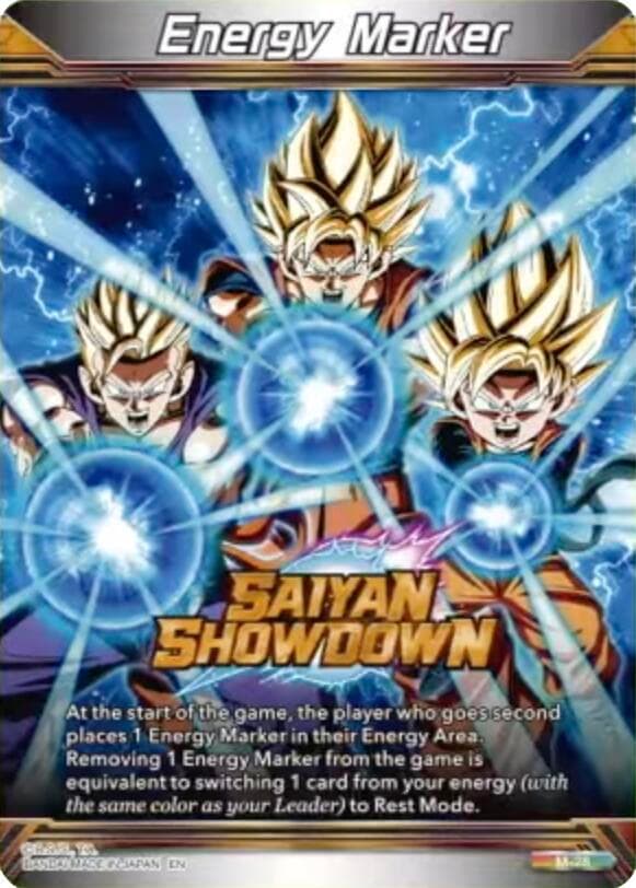 Energy Marker - Saiyan Showdown (M-28) — Fearsome Rivals card
