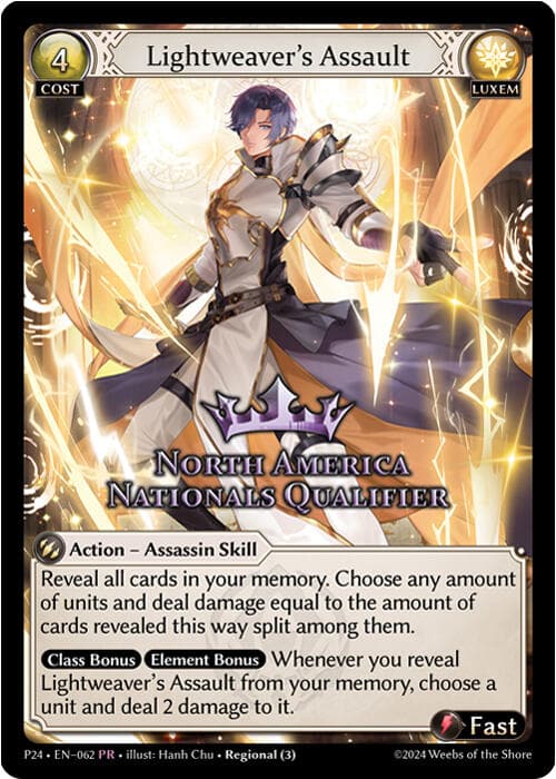 Lightweaver's Assault (North America Nationals Qualifier) — Promotional Cards card