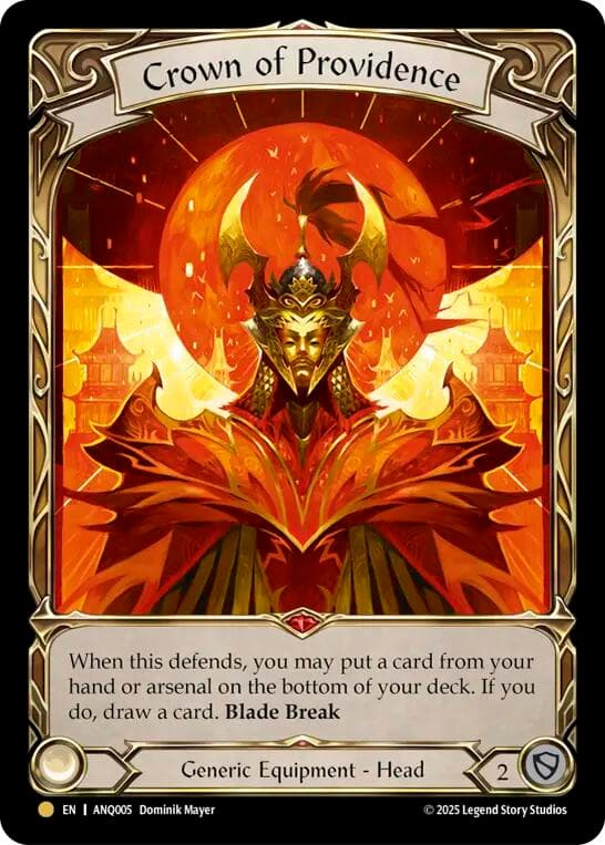 Crown of Providence — Compendium of Rathe - Antiquity Pack card