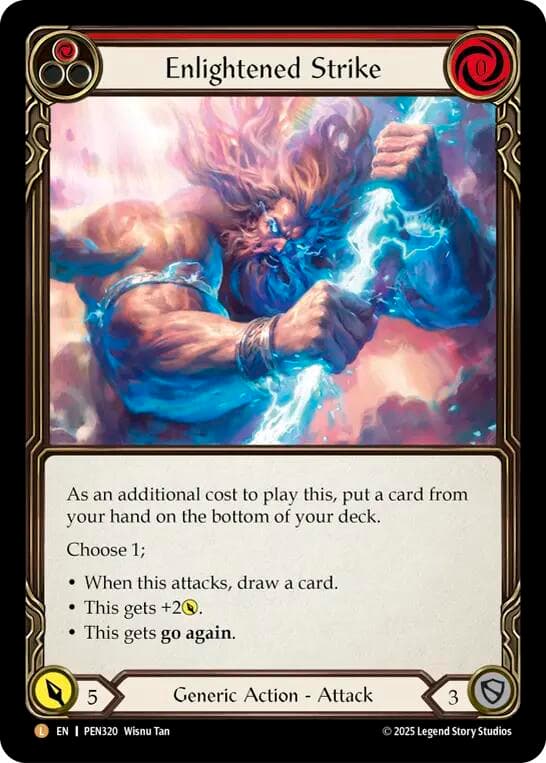 Enlightened Strike — Compendium of Rathe card