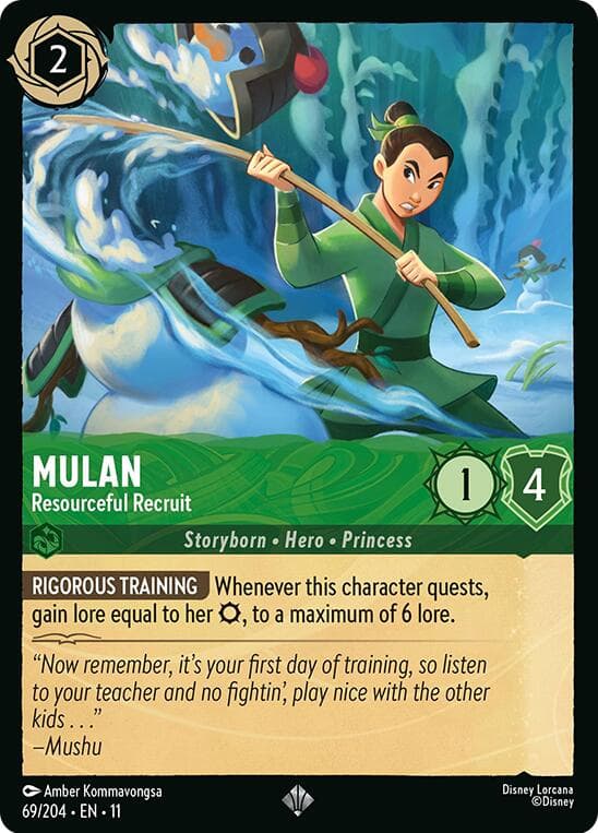 Mulan - Resourceful Recruit — Winterspell card