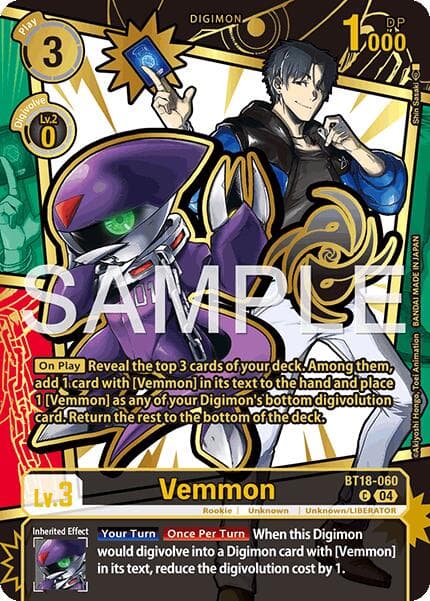Vemmon (Rare Pull) — Dawn of Liberator card
