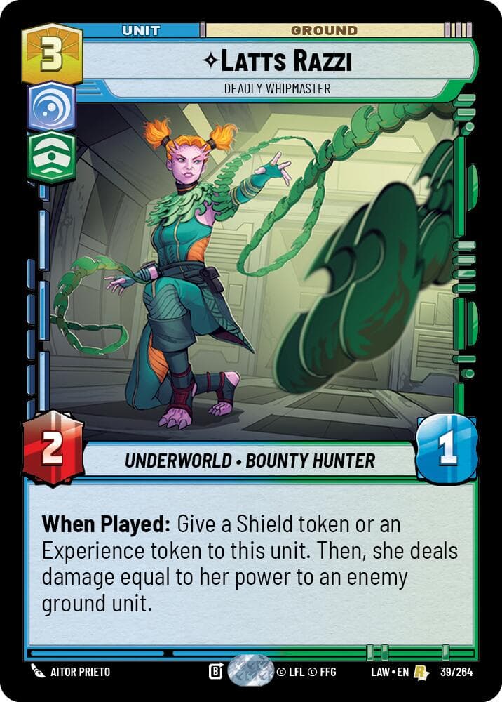 Latts Razzi - Deadly Whipmaster — A Lawless Time card