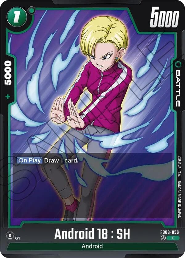 Android 18 : SH — Dual Evolution card