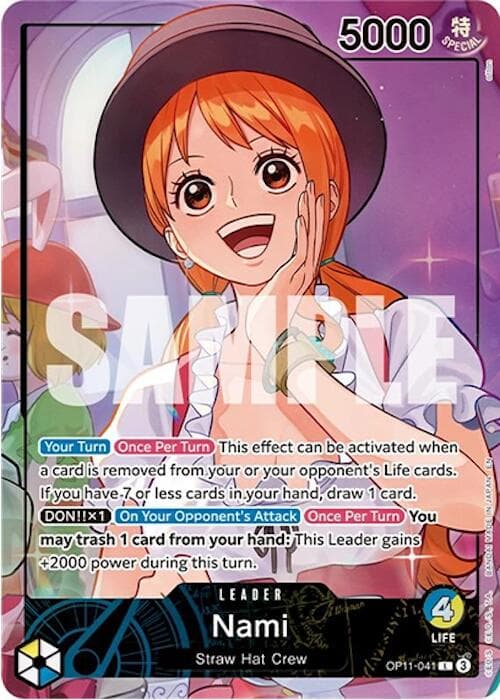 Nami (Whole Cake Island Arc) — One Piece Promotion Cards card