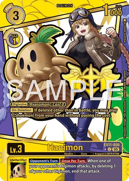 Hanimon (Rare Pull) — Dawn of Liberator card