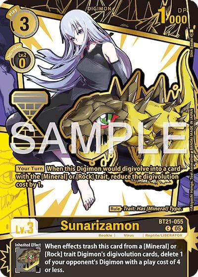 Sunarizamon (Rare Pull) — Dawn of Liberator card