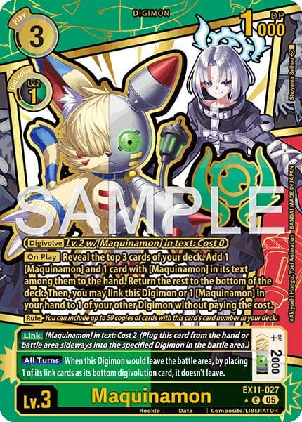 Maquinamon (Rare Pull) — Dawn of Liberator card