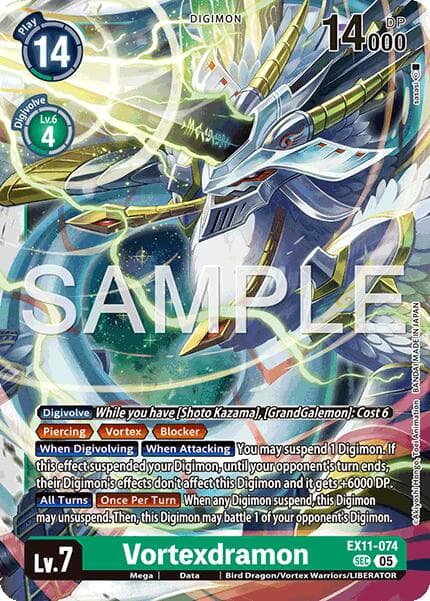 Vortexdramon — Dawn of Liberator card