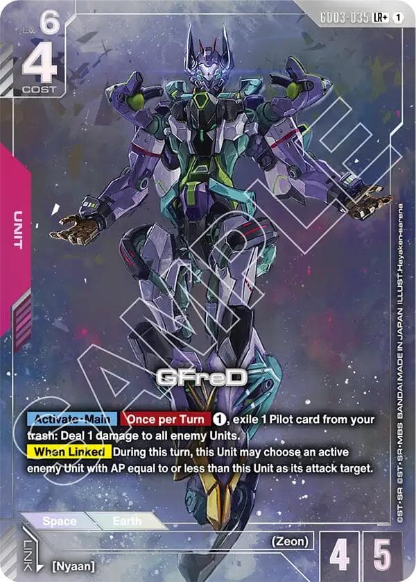 GFreD (LR+) — Steel Requiem card
