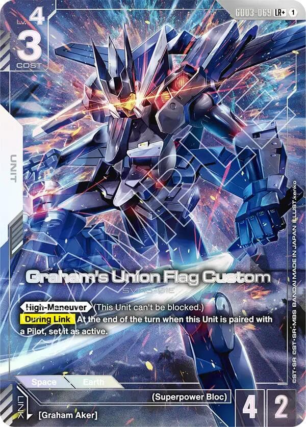 Graham's Union Flag Custom (LR+) — Steel Requiem card