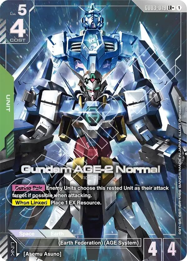 Gundam AGE-2 Normal (LR+) — Steel Requiem card
