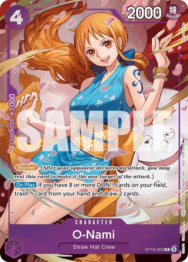 O-Nami - ST18-002 (Dash Pack) — Extra Booster: One Piece Heroines Edition card