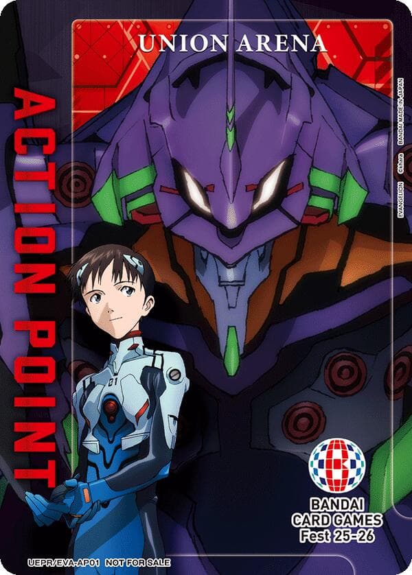 Action Point Card (AP01) (Evangelion: New Theatrical Edition) — Union Arena Promotion Cards card