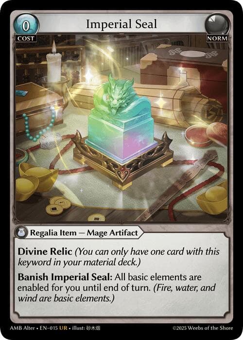 Imperial Seal — Mortal Ambition Alter Edition card