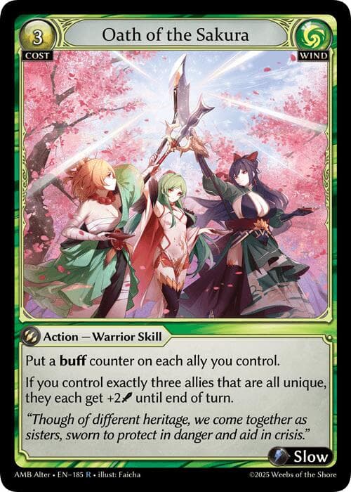 Oath of the Sakura — Mortal Ambition Alter Edition card