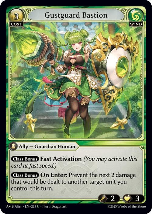 Gustguard Bastion — Mortal Ambition Alter Edition card