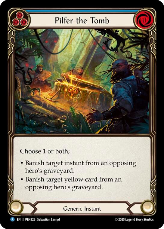 Pilfer The Tomb (Blue) — Compendium of Rathe card